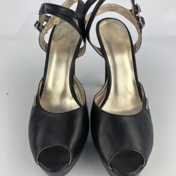 High Heel GF Ferre Peep Toe Platform Sandals Sz 8 - Picture 5 of 10